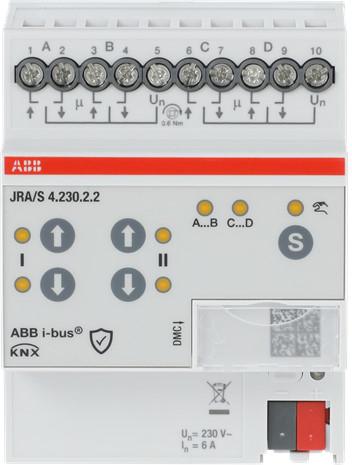 Actual product image ABB TUB Thomas&Betts Striebel JRA/S4.230.2.2 Jal.Akt.,4f,Man.B. (Shutter actuator)