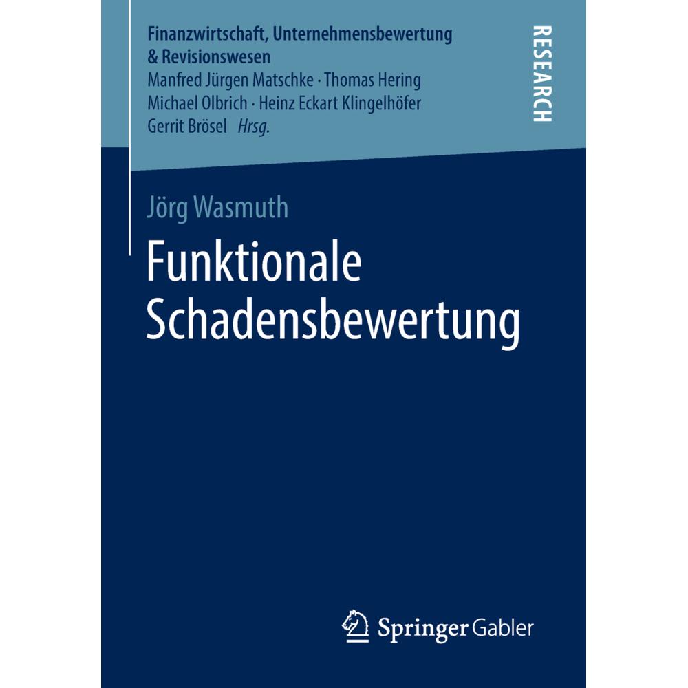 Funktionale Schadensbewertung, Fachbücher von Jörg Wasmuth