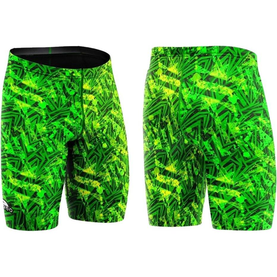 Turbo, Herren, Sportshirt, jammer illusion (XL), Grün, XL