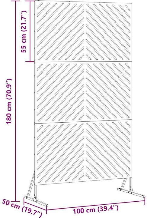 Produktbild vidaXL Sichtschutz (100 cm)