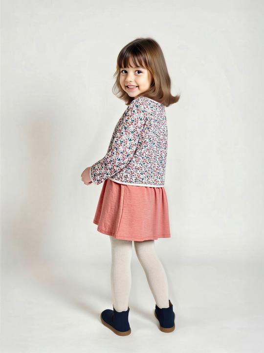 Actual product image Vertbaudet Mädchen-Set: Wattierte Jacke & Kleid (158)