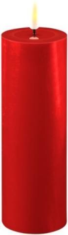 Actual product image Deluxe Homeart Pillar Candle LED - Red 5 x 15 cm (1 x)