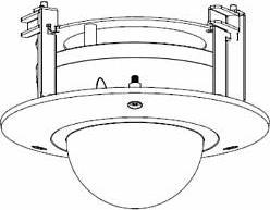 Image du produit Dahua PFB200C - Support pour montage de caméra - montage au plafond (Kit de montage)