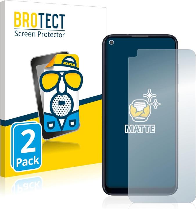 Produktbild BROTECT Entspiegelungs-Schutzfolie Displayschutz Matt (2 Stück, Samsung Galaxy M11)