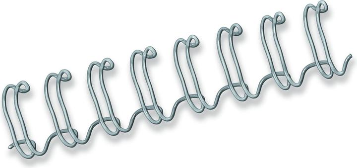 Image du produit Fellowes Peigne métallique 12mm, 34 boucles, argent, 100 pcs
