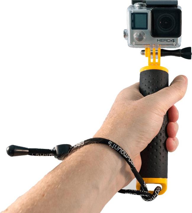 Actual product image PRO-mounts AquaGrip Yellow Handle for GoPro