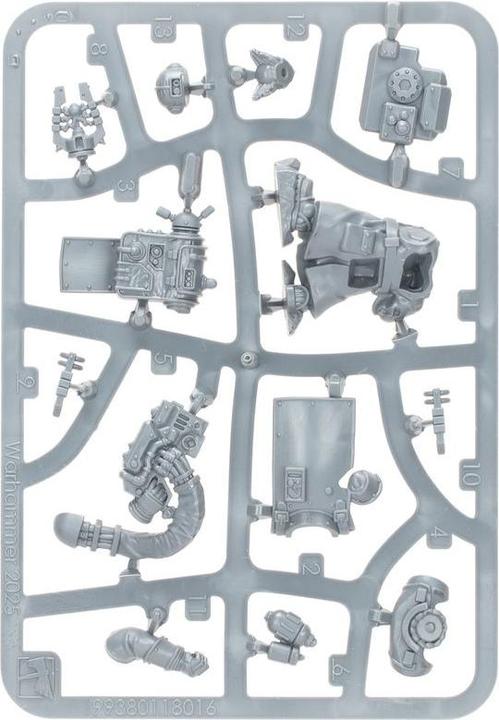Warhammer 40k – Arkanyst Evaluator (Leghe Di Votann) | Kit Plastica Scienziato Con Inverter Transmatter | Base 32mm