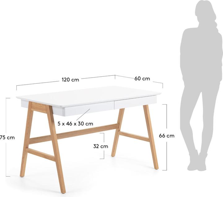 Produktbild Kave Home Dyana (120 x 60 x 75 cm)