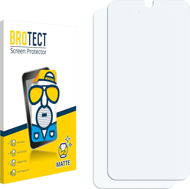 Actual product image BROTECT Anti-glare screen protector matt (2 Piece, Gigaset GS3)
