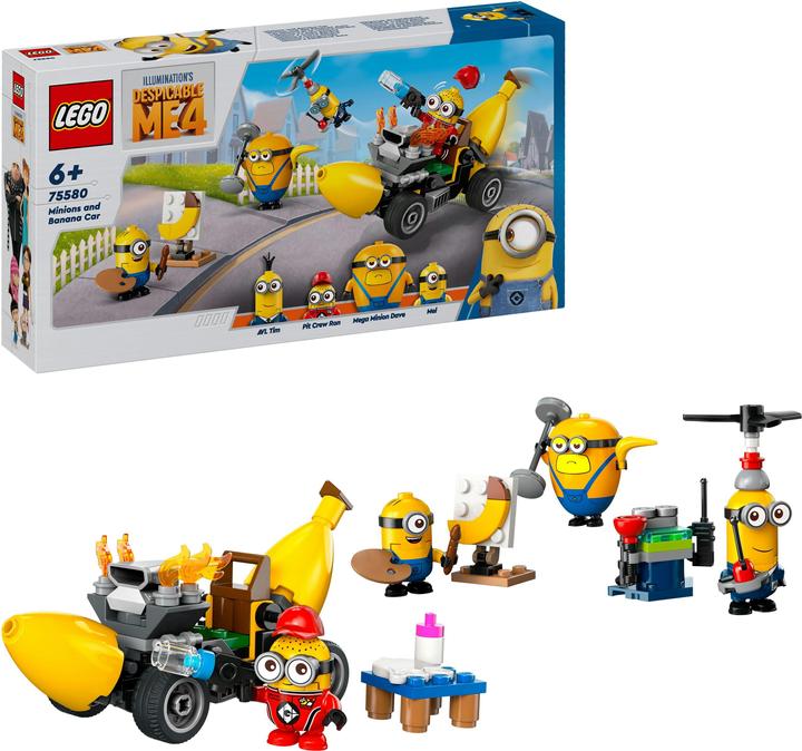 Actual product image LEGO Minions and the banana car (75580, LEGO Minions)