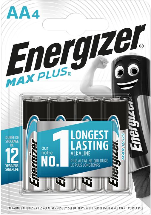 Productafbeelding Energizer Max Plus Alkaline (4 Pcs., AA, 2800 mAh)