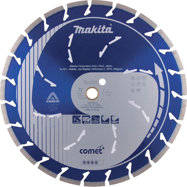 Makita B-13552 Deimantinis diskas 350mm COMET RAPID