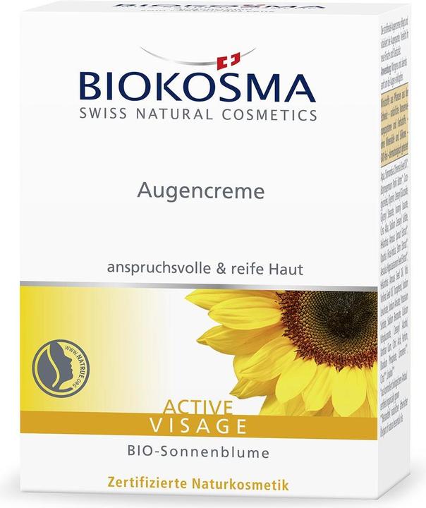 Produktbild Biokosma Active Visage (Augenpflege Crème, 15 ml, Tag + Nacht)