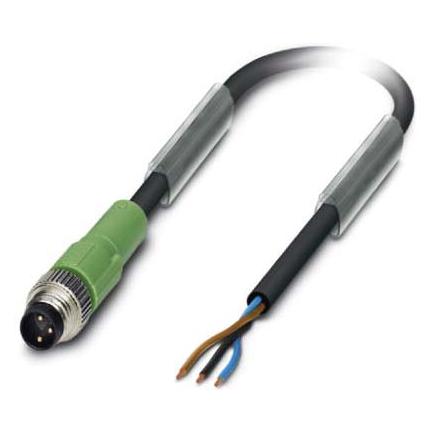 Phoenix Contact 1415861 Sensor/actuator connector, gemonteerd 1,50 m Aantal polen: 3 1 st., Kabels + Stekkers, Zwart