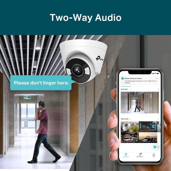 Produktbild TP-Link NET CAMERA TURRET H.265 5MP/VIGI C450(2.8MM) (2880 x 1620 Pixels)