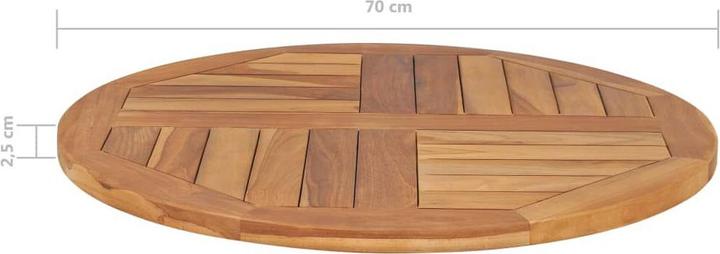 Produktbild vidaXL Tassilo (70 x 70 x 2.5 cm)