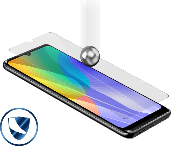 Produktbild Avizar Kristallklare Folie, Glas-Displayschutz (1 Stück, Honor 9A, Huawei Y6p)