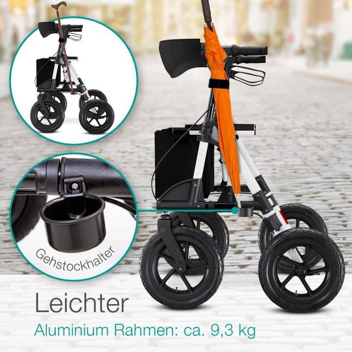 Immagine prodotto Aktivshop Rollator da esterno con pneumatici Comfort