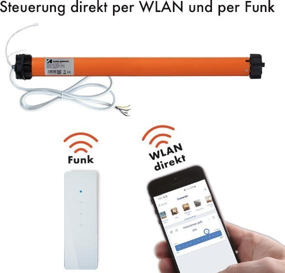 Produktbild Kaiser Nienhaus Funk Rohrmotor Rollladenantrieb