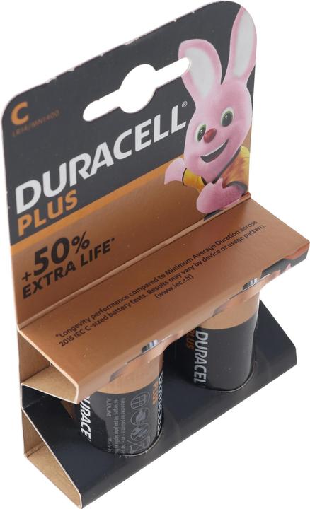Actual product image Duracell Plus (2 pcs., C, 7750 mAh)