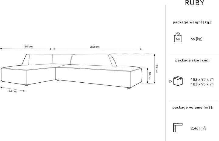 Image du produit Micadoni Ruby (Canapé d'angle)