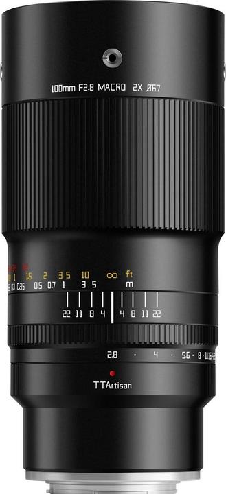 TTArtisan 100mm F2.8 Macro compatible avec Fuji X (Fujifilm Fujica-X, Plein format)