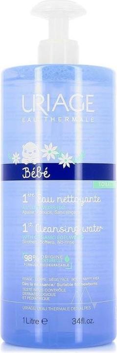 Actual product image Uriage Bébé 1st Cleansing Water (1000 ml)