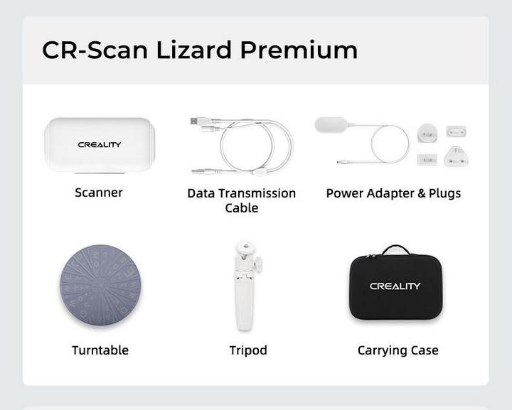 Actual product image Creality CR-Scan Lizard