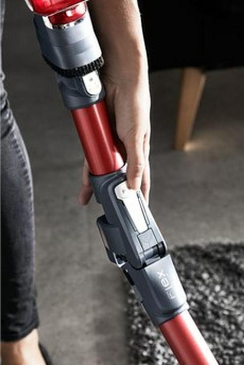 Image du produit Tefal TY9879WO stick vacuum/electric broom Bagless 0.9 L Noir, Rouge