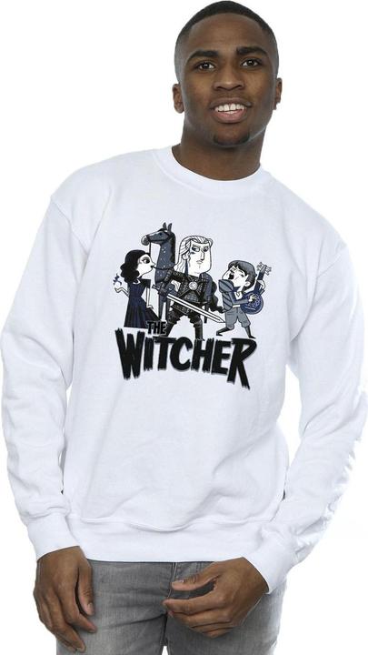 Immagine prodotto Netflix The Witcher Team Illustrated Felpa Uomo (XXL)