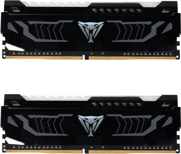 Actual product image Patriot 16 GB DDR4 RAM PC3200 CL16 Viper LED white 2x8GB (2 x 8GB, 2133 MHz, DDR4-RAM, DIMM)