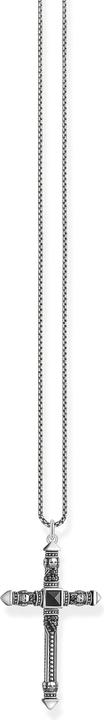 Produktbild Thomas Sabo Kette Kreuz (Geschwärzt, 925 Sterlingsilber, 45 - 50 cm)