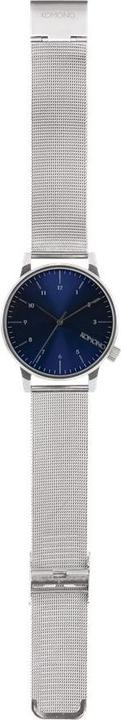 Actual product image Komono Winston' Watch - Royal Silver / Blue (41 mm)