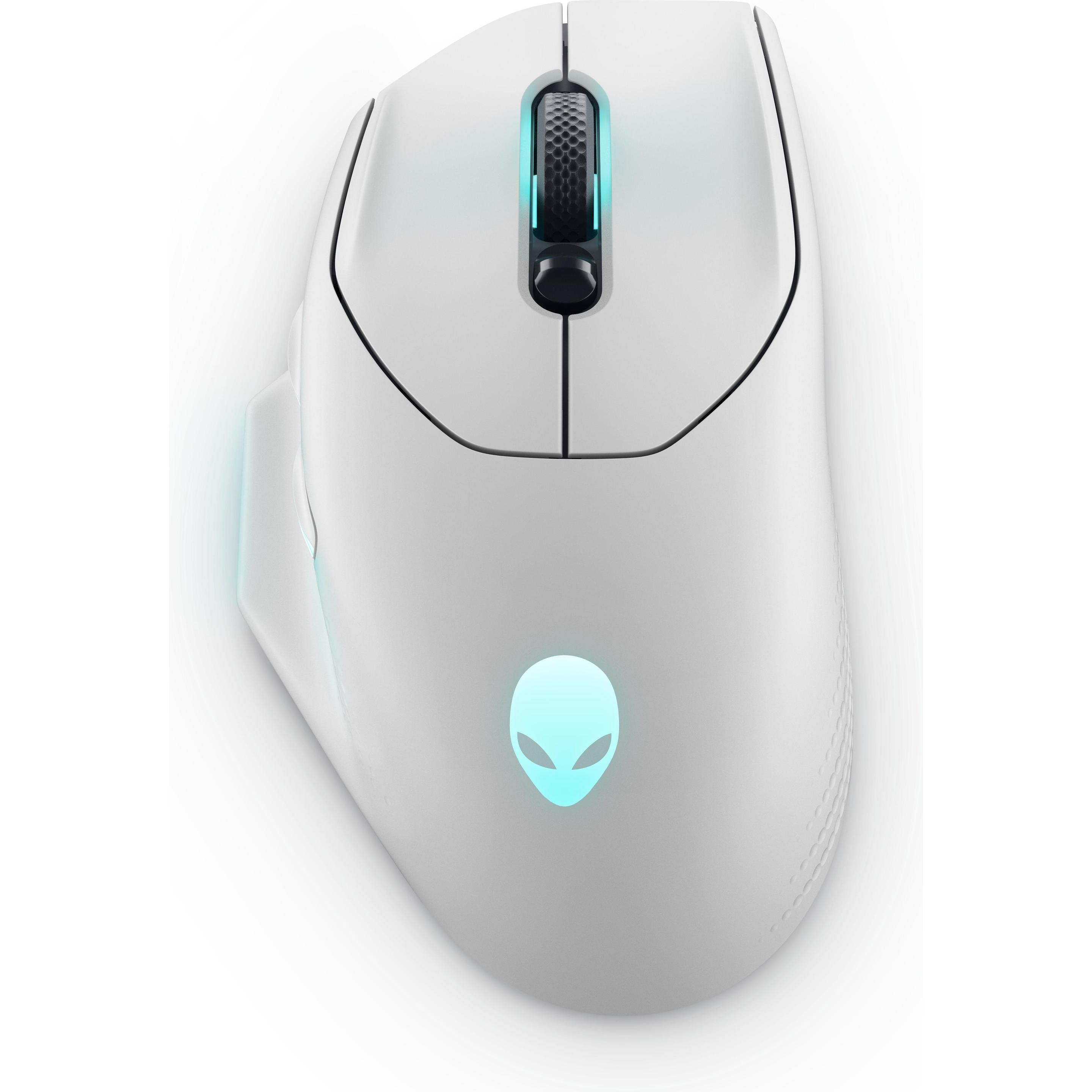 Dell AW620M (Kabellos, Kabelgebunden), Maus, Weiss