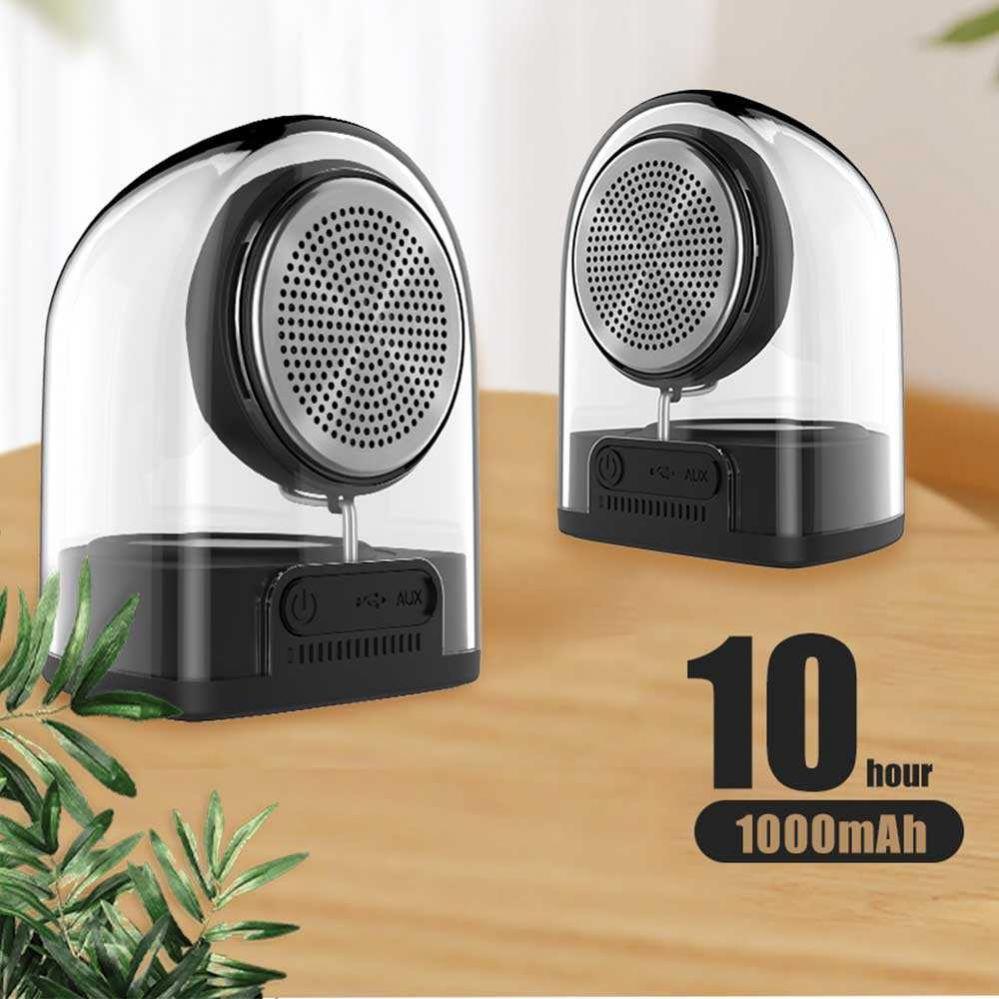 Thumbnail - Devia Crystal series TWS speaker with silicon case (2pcs) juodas (10 h), Bluetooth Lautsprecher, Schwarz