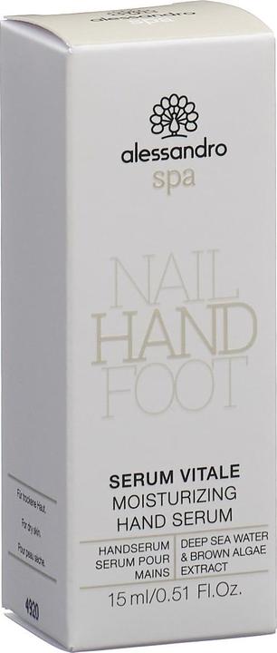 Actual product image Alessandro Spa - Serum Vitale Mosturizing Hand Serum (15 ml)