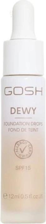 Image du produit Gosh Copenhagen Dewy Foundation Drops 004 Fair - 15ml (004 Juste)