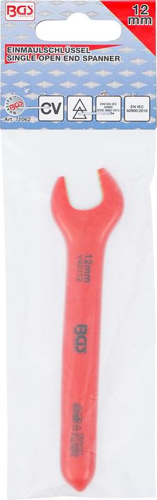 Actual product image BGS VDE Single Open End Spanner | 12 mm (12 mm)