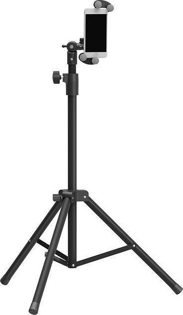 Actual product image Barkan 4" - 12" Smartphone/Tablet Floor Stand, Vertical Adjustment