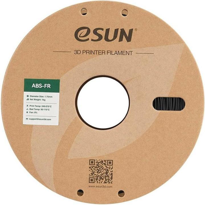 Actual product image eSUN EABSMAX 1,75mm BLACK 1kg 3D FILAMENT (ABS, 1.75 mm, 1000 g)