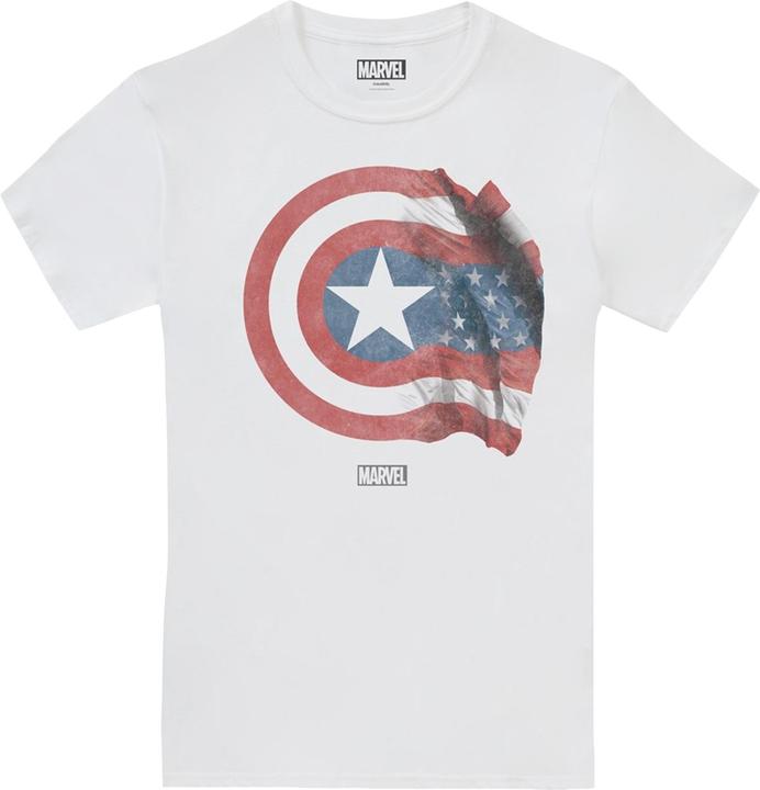 Actual product image Captain America Mens Shield T-Shirt (S)