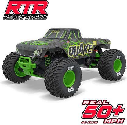 Immagine prodotto Arrma Monster Truck QUAKE 223S DSC ARTR 1:10 - Grün (ARR Quasi lettura a corredo)