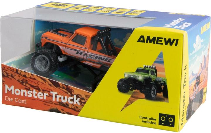Produktbild Amewi Monster Truck Die Cast 1:64 RTR, Orange, Altersempfehlung
