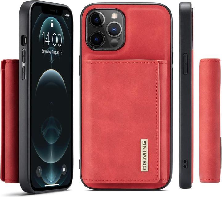 Produktbild Cover-Discount iPhone 13 mini - Hülle mit Kreditkarten Etui rot (Apple iPhone 13 mini)
