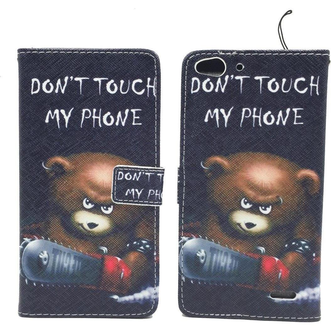 König Design Schutz Handy Hülle für Vodafone Smart Ultra 6 Case Cover Tasche Wallet Etui Neu (Vodafone Smart Ultra 6), S...