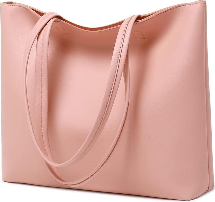 Produktbild Only-Bags.Store Henkeltaschen, einfache Handtaschen PU Leder Shopper Tasche für Arbeit, Schule, Einkaufen mit