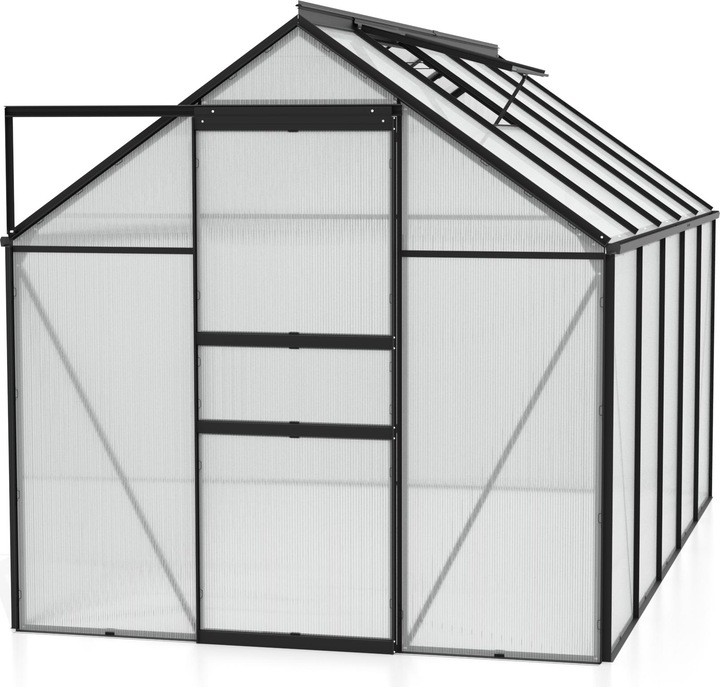 Actual product image Vitavia Comet 6200 greenhouse twinwall sheets 4 mm 195 x 321 cm black