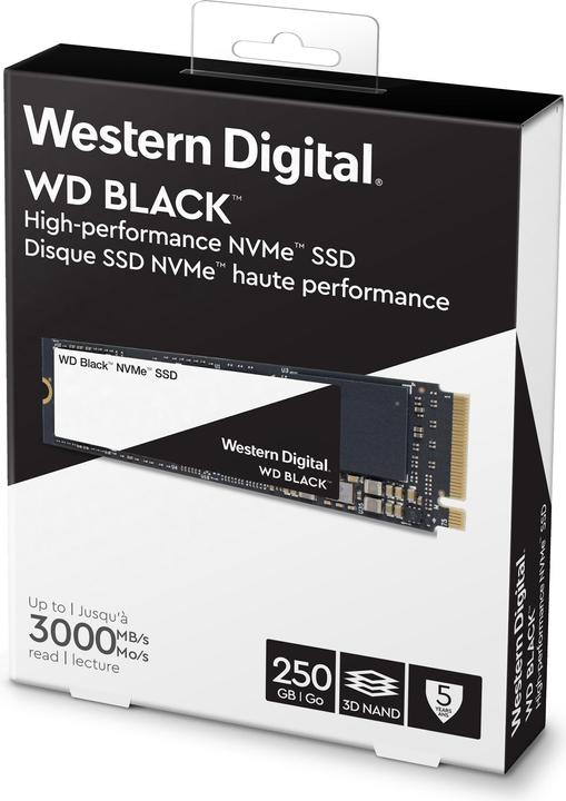 Actual product image WD Black 3D NAND (500 GB, M.2 2280)