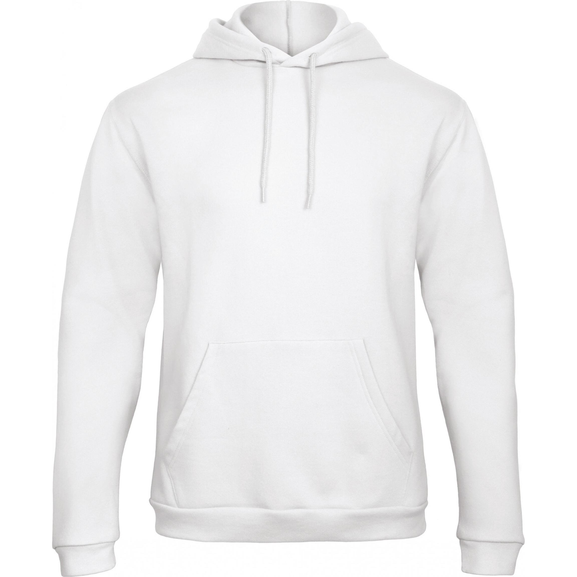 B&C, Pullover, ID.203, Weiss, (M)