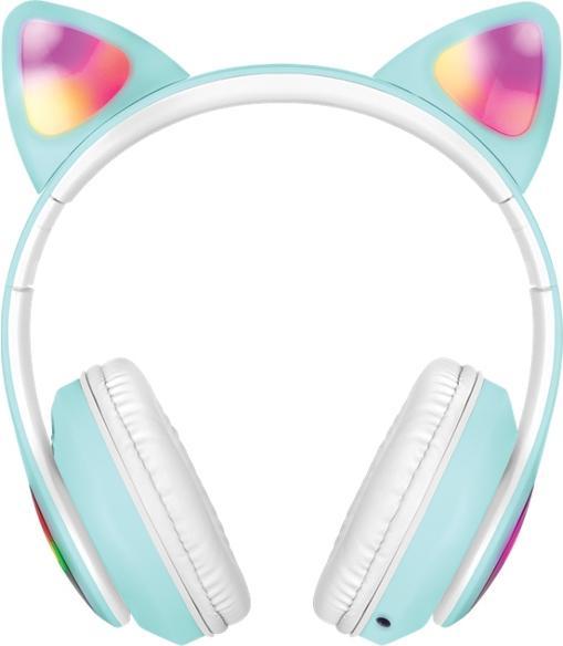 Actual product image Defender słuchawki Bluetooth Freemotion B585 Led seledynowy/celadon (63588) (21 h, Wireless)